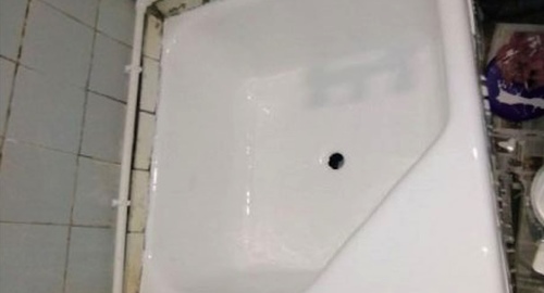 Обновление душевого поддона акрилом | Певек